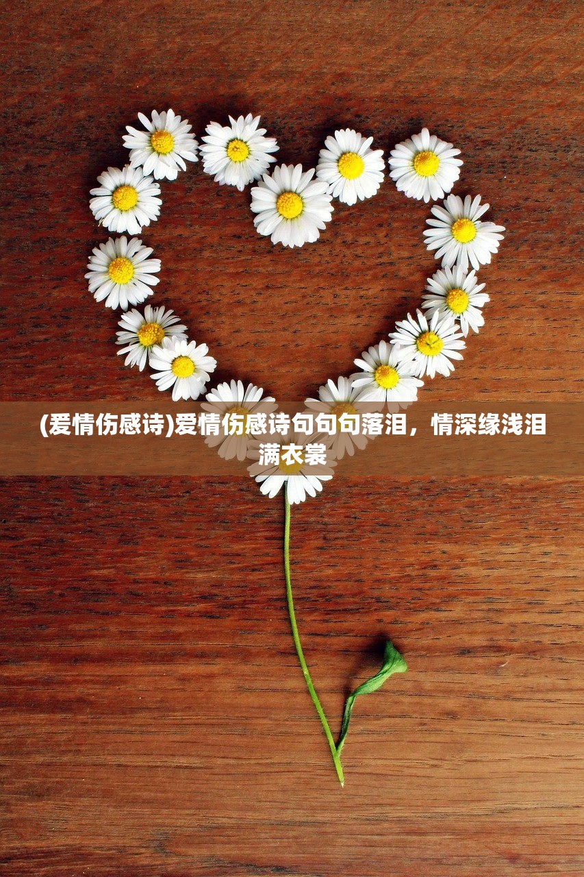 (爰情伤感诗)爱情伤感诗句句句落泪，情深缘浅泪满衣裳