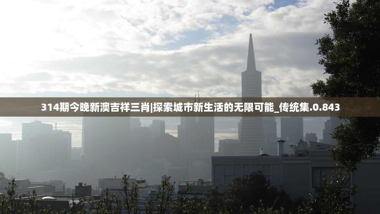 314期今晚新澳吉祥三肖|探索城市新生活的无限可能_传统集.0.843