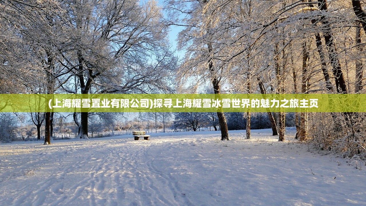 (上海耀雪置业有限公司)探寻上海耀雪冰雪世界的魅力之旅主页