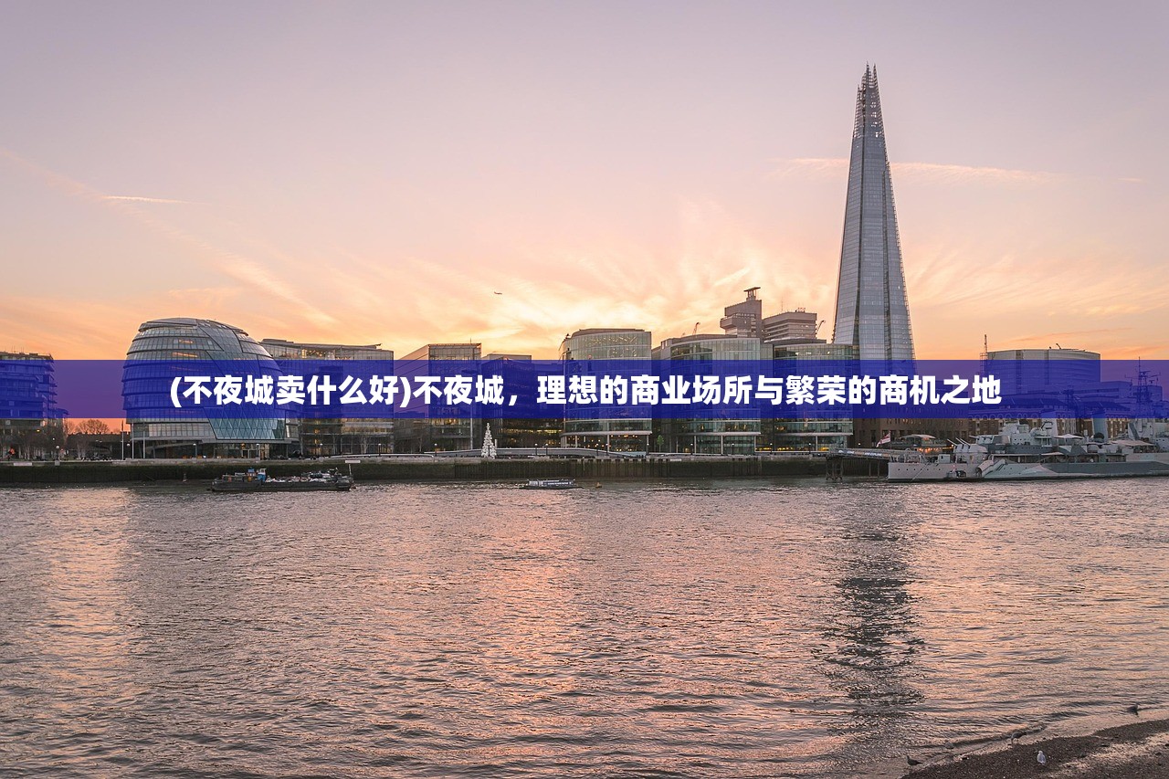 (不夜城卖什么好)不夜城，理想的商业场所与繁荣的商机之地