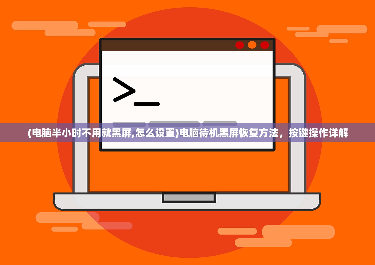 (电脑半小时不用就黑屏,怎么设置)电脑待机黑屏恢复方法，按键操作详解